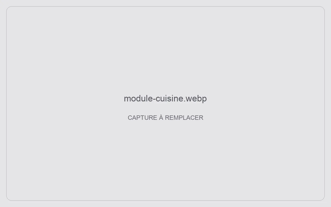 Emplacement de capture AIO Resto